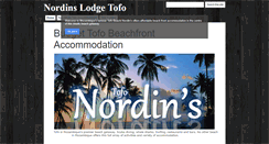 Desktop Screenshot of nordinslodgetofo.com